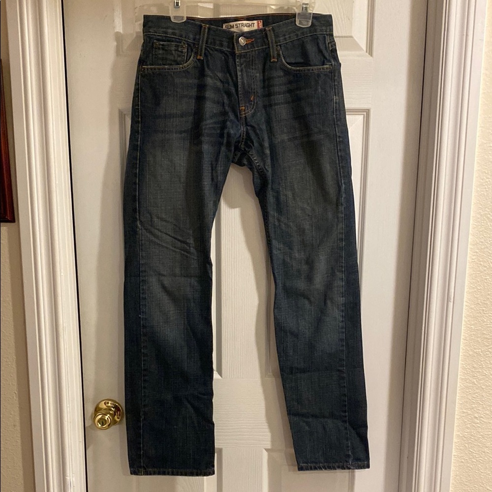 Levi's 514 Slim Straight Men's Dark Blue Jeans 30x32